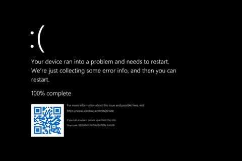 microsoft convertido pantalla azul de la muerte en negro