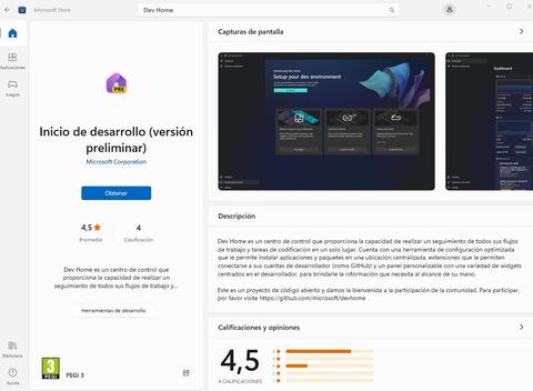 dev home widgets windows 11