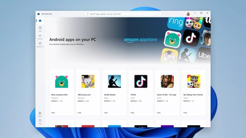 microsoft trae aplicaciones android a windows con tienda amazon