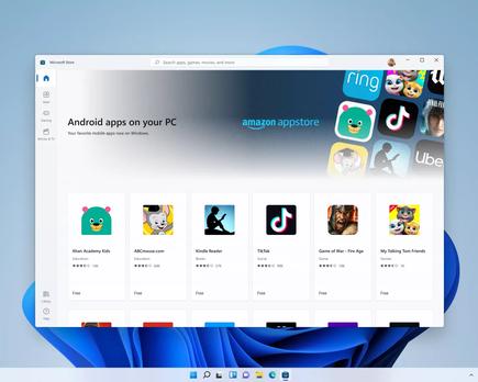 microsoft trae aplicaciones android a windows con tienda amazon
