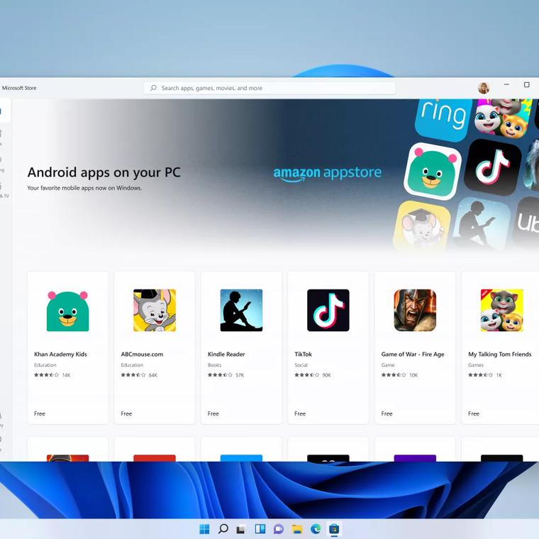 microsoft trae aplicaciones android a windows con tienda amazon