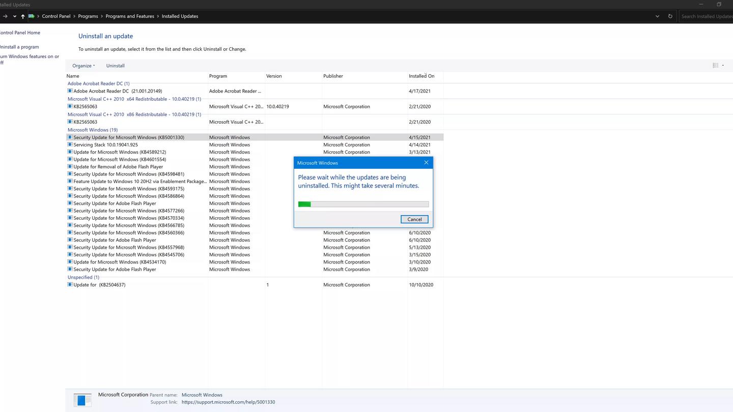nuevas actualizaciones seguridad windows 10 causan stutter juegos