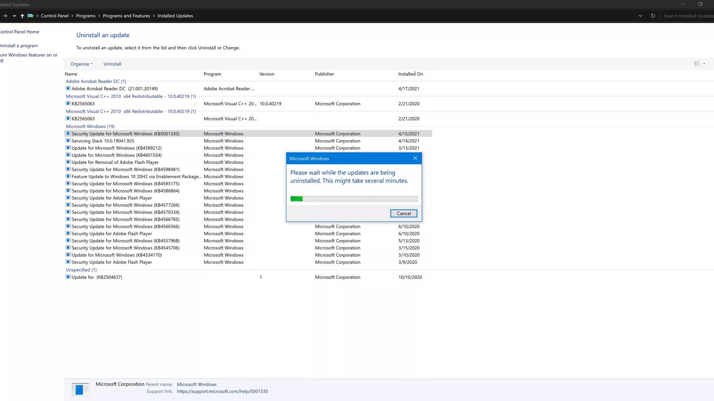 nuevas actualizaciones seguridad windows 10 causan stutter juegos