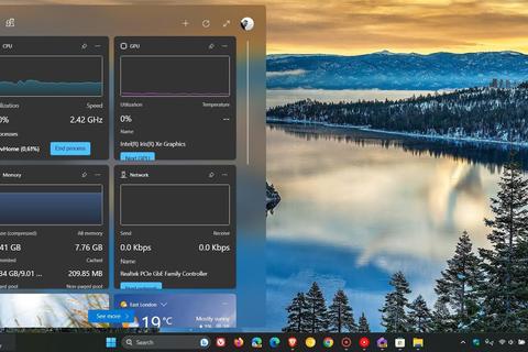widgets windows 11 para gamers