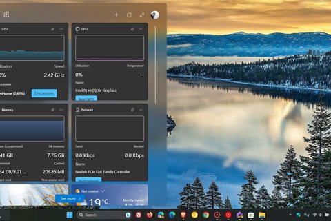 widgets windows 11 para gamers