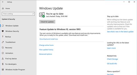 windows 10 update may 2019