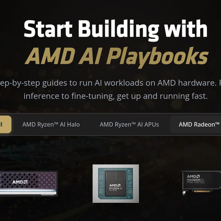 amd ai playbooks guias ia local