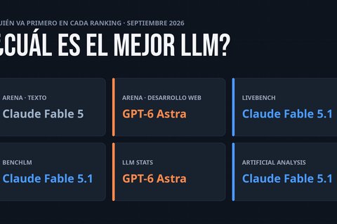 cual es el mejor llm segun cada ranking