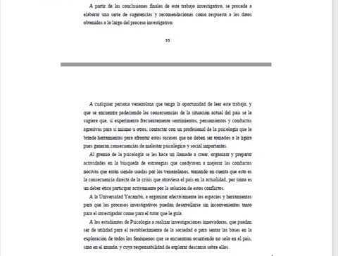 recomendaciones comentario texto