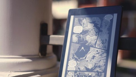 kobo aura one ereader comics