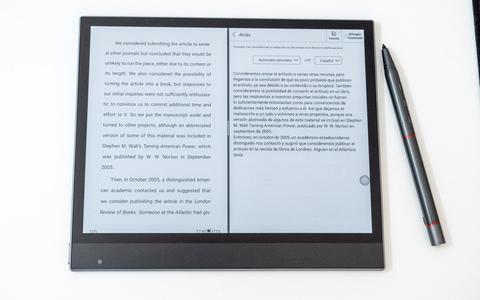 bigme inknote x color lectura
