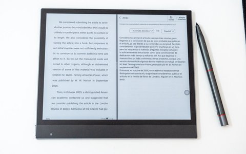 bigme inknote x color lectura