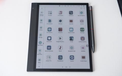 bigme inknote x color menu principal apps
