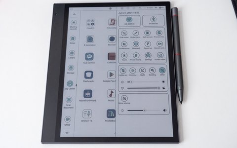 bigme inknote x color menu rapido