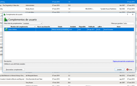 exportar notas kobo calibre plugin 2
