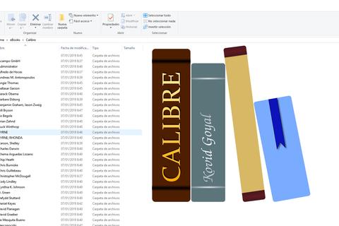 como mover ficheros biblioteca calibre