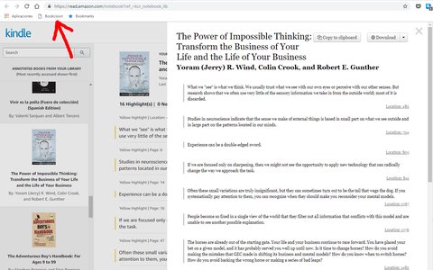 ver anotaciones kindle cloud bookcision