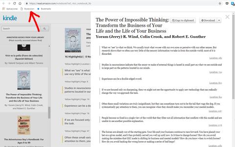 ver anotaciones kindle cloud bookcision