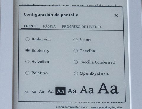 tipos de fuente y tamano