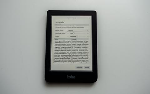 kobo clara hd opciones tipograficas