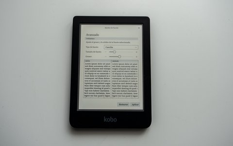 kobo clara hd opciones tipograficas