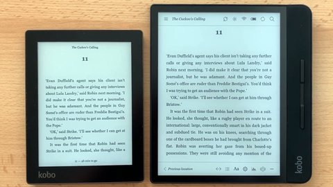 kobo forma diferencia dimensiones 6 8 pulgadas