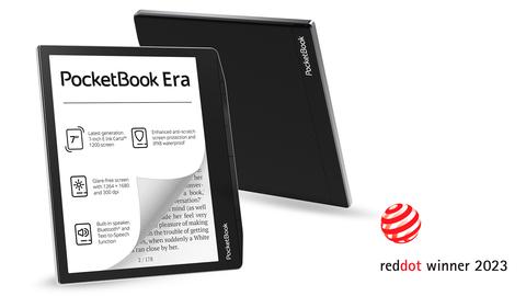 el pocket book era recibe el prestigioso premio red dot award como el e reader mejor diseño del mundo