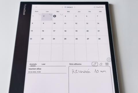 pocketbook inkpad eo calendario