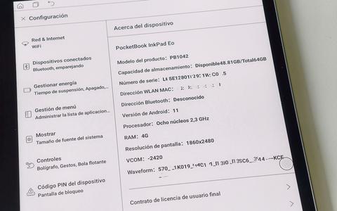 pocketbook inkpad eo sistema operativo