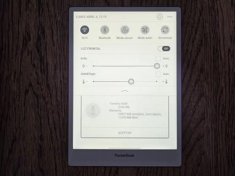 inkpad one iluminacion