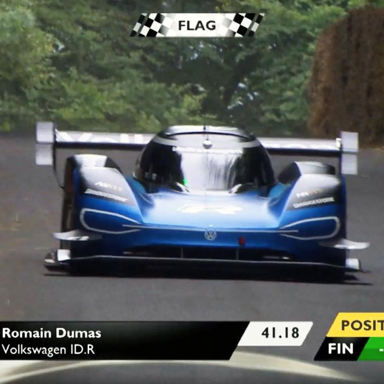 volkswagen id r consigue record goodwood