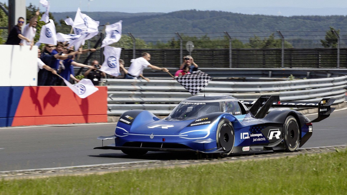 vw id r electrico vuelta rapida nurburgring nordschleife