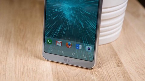 review lg g6 detalle pantalla redondeada