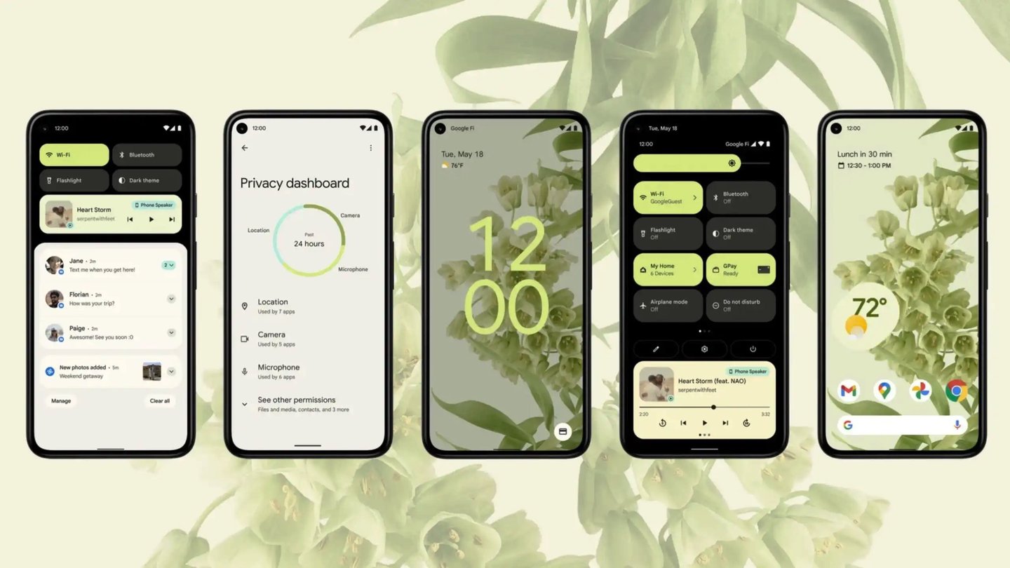 android 12 disponible