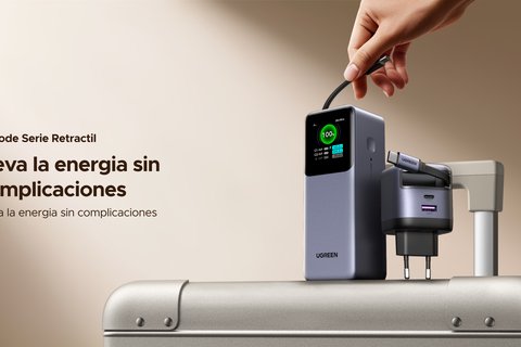 lanzamiento ugreen nexode con cables integrados retractiles