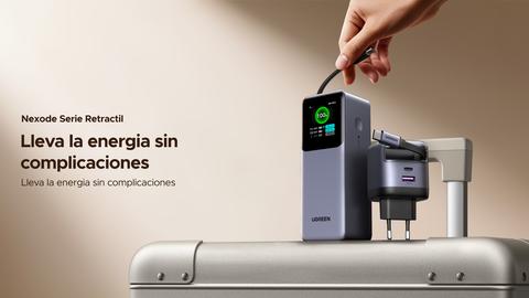 lanzamiento ugreen nexode con cables integrados retractiles
