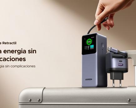 lanzamiento ugreen nexode con cables integrados retractiles