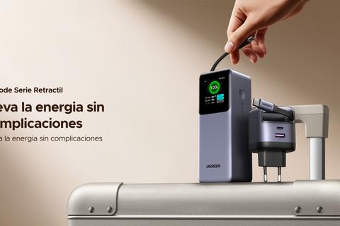 lanzamiento ugreen nexode con cables integrados retractiles