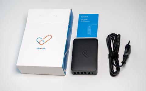 topvork sprint 60w pd 6 port desktop charger accesorios