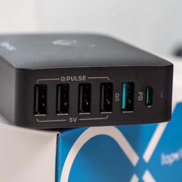 topvork sprint 60w pd 6 port desktop charger