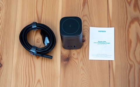 ugreen 100w gan mini magsafe power station accesorios