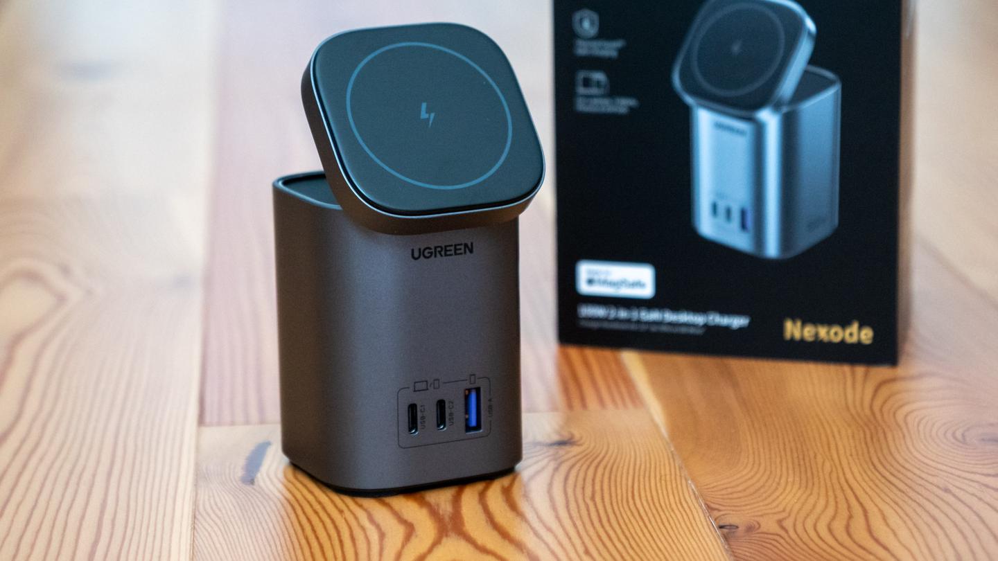 ugreen 100w gan mini magsafe power station