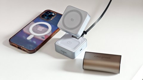 reseña del u g r e e n mag flow 2 en 1 cargador inalámbrico magnético de 25 w