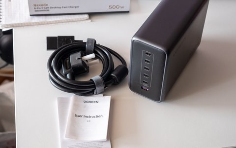 ugreen nexode 500w gan desktop charger accesorios