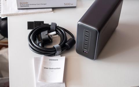 ugreen nexode 500w gan desktop charger accesorios