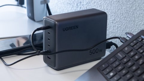u g r e e n nexode 500 w este es el cargador que necesitas para tu portátil de 240 w