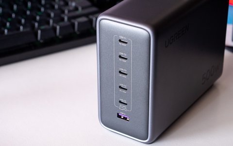 ugreen nexode 500w gan desktop charger frontal