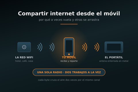 compartir internet desde el movil como funciona