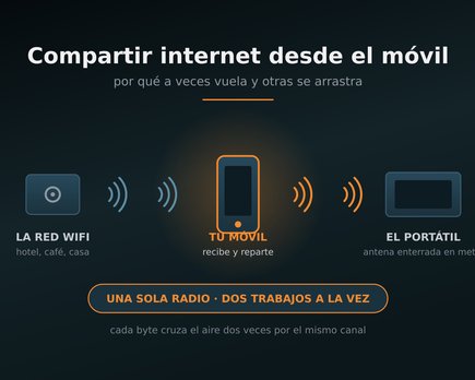 compartir internet desde el movil como funciona