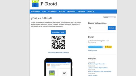 f droid gana subvencion de 400000 dolares